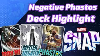 Negative Phastos is double the buffs amp double the fun  Marvel SNAP Deck Highlight amp Gameplay [upl. by Kalinda]