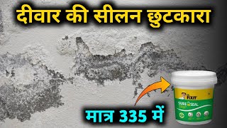 How To Repair damp wall Easily  Damp wall treatment  wall damp solution wall waterproofing [upl. by Shipman525]