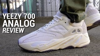 Adidas YEEZY Boost 700 Analog Review amp On Feet [upl. by Ainevuol]