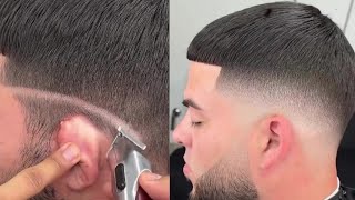 TUTORIAL Cortes de cabello DESVANECIDO BASICO y FACIL para principiantes en la BARBERÍA 💈 [upl. by Winterbottom]