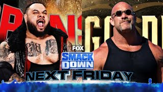 Bronson Reed vs Goldberg at WWE SMACKDOWN — FULL MATCH  WWE SMACKDOWN 2024  WWE2K24 [upl. by Adniuqal]