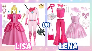 Lisa or Iena 💜❤️ lisa lena lisaorlena lisaandlena viral trending [upl. by Rainwater]