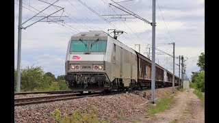 Quelques trains sur la ligne du Bourbonnais au sud de Nevers [upl. by Devinne]