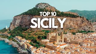 Top 10 Places to Visit in Sicily 🇮🇹 [upl. by Akeihsat]