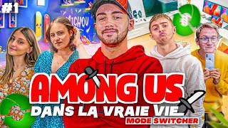 Among us IRL mode switcher 1  Ft Michou Timoute [upl. by Lancey]