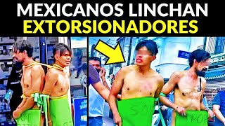 MEXICANOS LINCHAN A 2 EXTORSIONADORES VENEZOLANOS 1 MUERE POR GOLPIZA [upl. by Swane492]