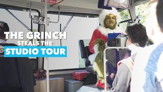 The Grinch Steals The Studio Tour  Universal Studios Hollywood [upl. by Onitsuj943]