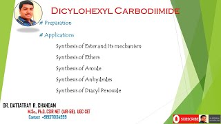 Dicyclohexyl Carbodiimide DCC [upl. by Hassin]