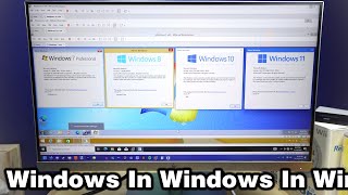 Installing Windows Inside of Windows Inside of Windows Inside of Windows [upl. by Isaacson]