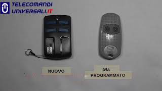 Come Programmare un telecomando HR Multi 2 con un telecomando a codice fisso [upl. by Nihahs]