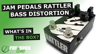 Jam Pedals Rattler Bass Distortion Pedal What’s In The Box A CloseUp Look [upl. by Agee737]