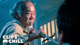 Mr Miyagi Saves Daniel And Beats Chozen And His Crew  The Karate Kid Part 2 [upl. by Assanav457]