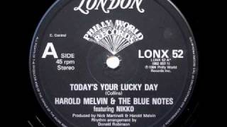 Harold Melvin and the Blue Notes  Todays Your Lucky Day [upl. by Weigle]