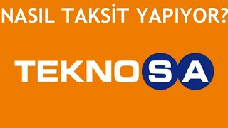 Teknosa Nasıl Taksit Yapıyor [upl. by Hametaf]