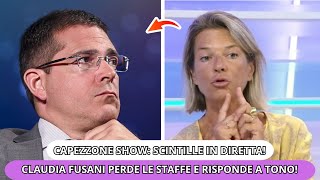 SCONTRO INFUOCATO AL CAPEZZONE SHOW CLAUDIA FUSANI PERDE IL CONTROLLO E LO ATTACCA SENZA FRENI [upl. by Novi894]