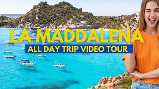 All day video trip to La Maddalena from Palau Best of 10 Maddalena´s beaches [upl. by Yhtrod]