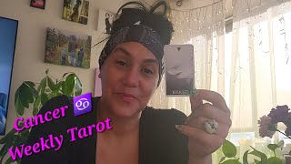 CANCER ♋️ WEEKLY TAROT READING SHARK ENERGY 🦈 [upl. by Atteynod]