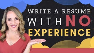 How To Write A Resume With Little or No Work Experience  Resume Template [upl. by Susanne]