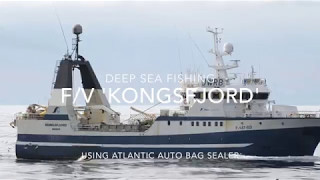 FTR Kongsfjord using Atlantic Bags sealer [upl. by Nwahsav299]