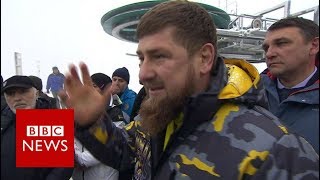 Chechen leader Ramzan Kadyrov questioned on gay purge  BBC News [upl. by Aymik]