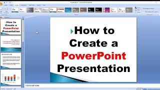 How to Create a Powerpoint Presentation  a Beginners Guide [upl. by Xever]