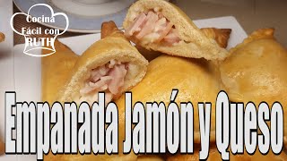 EMPANADAS DE JAMÓN Y QUESO  DELICIOSAS Y FÁCILES DE HACER [upl. by Odel]