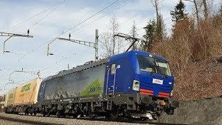 An der Südbahn zwischen Oberrüti und Rotkreuz Zug um Zug von EGGER FILM [upl. by Asnarepse]