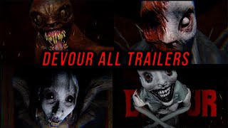 Devour All Maps Trailers  DEVOUR The Slaughterhouse Trailer included [upl. by Lallage]