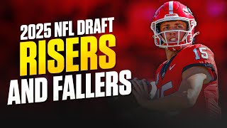 2025 NFL Draft RISERS and FALLERS Where will Carson Beck land after rocky few games [upl. by Aenil]