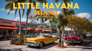 𝟒𝐊 MIAMI  Little Havana Miami  Calle 8 MIAMI Florida  CUBA in USA  Walking tour 4K [upl. by Laro]