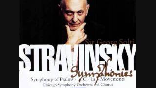 Stravinsky  Symphony of Psalms Mvmt I  92 [upl. by Arten]