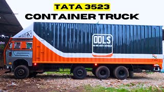 12 Wheeler Container Body Cabin  TATA 3523 [upl. by Wiskind626]