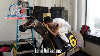 Desde el Preakness Stakes John Velázquez y José Luis Ortiz en el Equicizer [upl. by Aicrag]