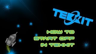 Tekkit guide How to start off in Tekkit Part 1 [upl. by Emanuele]