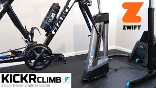 Wahoo Kickr CLIMB Gradient Simulator Zwift Setup How To [upl. by Leffen]