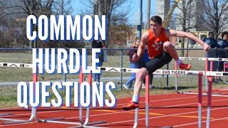 Answering Commonly Asked Hurdling Questions 110 and 300m Hurdles [upl. by Adelbert]