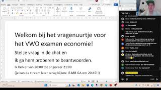 Examentraining economie VWO [upl. by Wons]