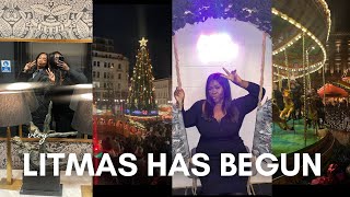 A DRUNKEN VLOGMAS  TRAVEL TO BIRMINGHAM  CHRISTMAS MARKET  BIGGEST PRIMARK IN THE WORLD [upl. by Shelbi]