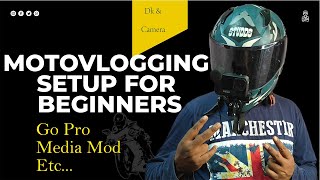 Motovlogging Setup for Beginners I which camera is used for vlogging I Best GoPromotovlogger [upl. by Mosier]