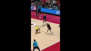 Top Plays CC Crawford vs Maryland  Wisconsin Volleyball  10112024 [upl. by Elegna]