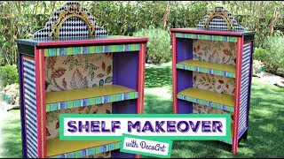 DIY Mackenzie ChildsInspired Bookcase [upl. by Oiludbo]