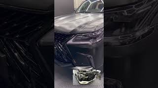 LEXUS LX570 BUILD PART 1  SATIN BLACK PPF WRAP  AFTERMARKET LX570s BODYKIT  ONE OF A KIND [upl. by Lemart]