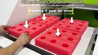 PE Laminator Lamination Machine Dual sided and Mobile Hot Plate [upl. by Kcirde]