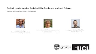 Project Leadership for Sustainability Resilience and Just Futures Panel Discussion [upl. by Nitsoj]