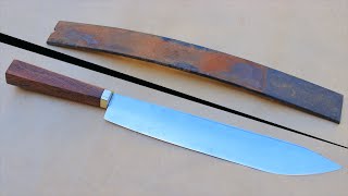 I made a knife Japanese [upl. by Adnauqahs131]