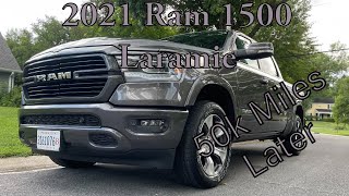 2021 Ram 1500 Laramie 50K Mile Review [upl. by Eifos490]