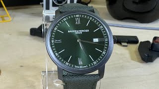 Baume et Mercier Classima Opaline Green 42mm [upl. by Aile]