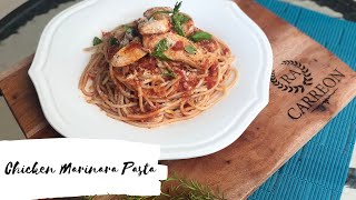 Easy Chicken Marinara Pasta [upl. by Bertine]