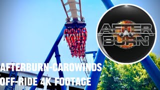 Afterburn  Carowinds  Offride Footage 2023  4K [upl. by Winthrop948]