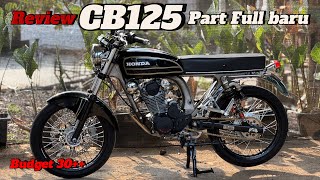 Review CB125 owner dari Bali full baru  Las Arit Garage [upl. by Gardie]